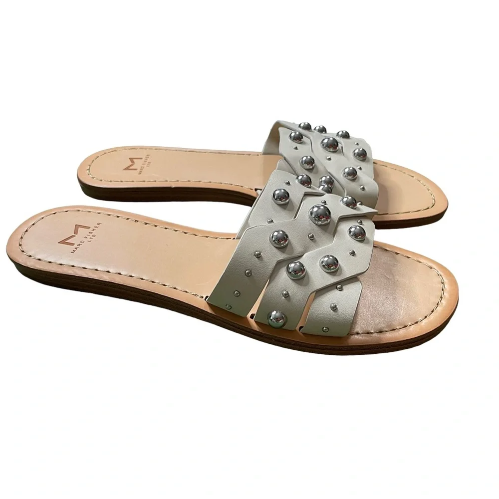 Marc Fisher slip on sandals Size 8.5M